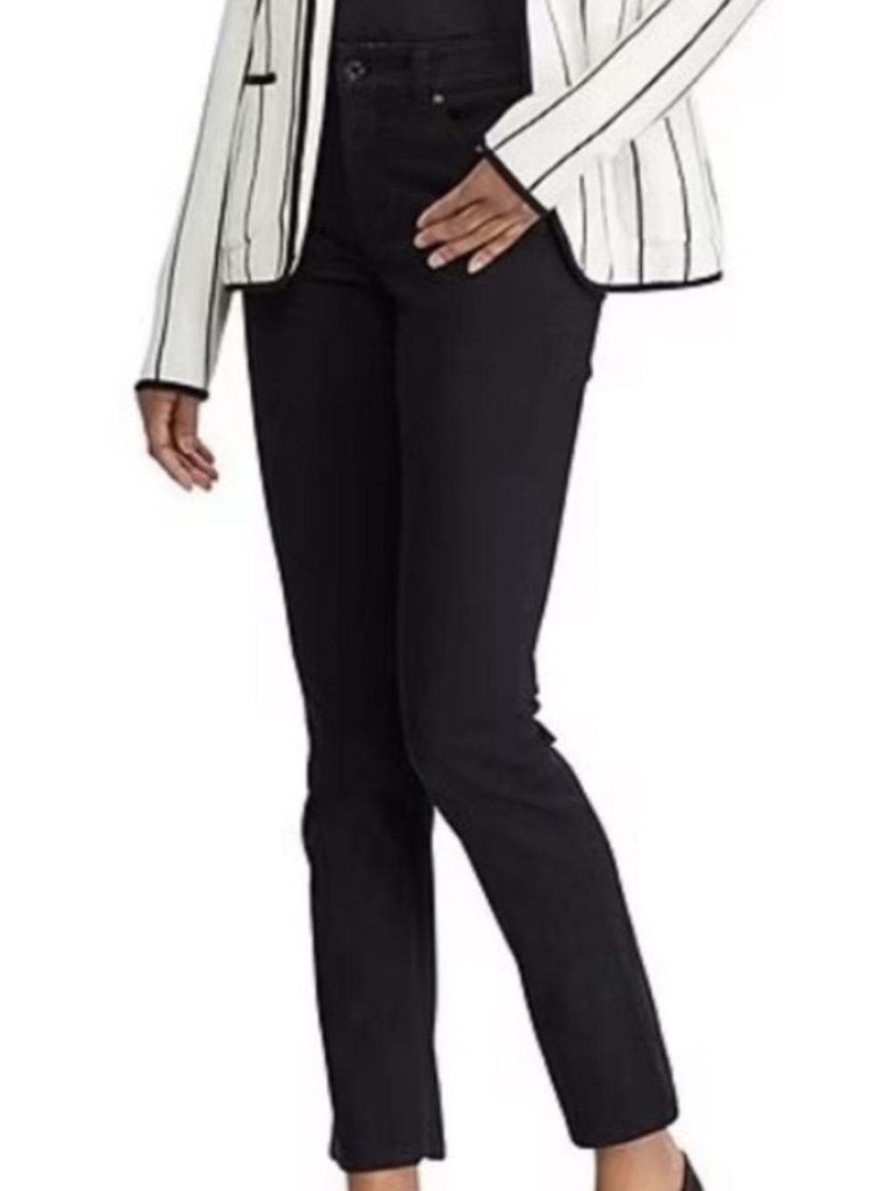 Lauren Ralph Lauren black classic straight smart jeans pants size 4